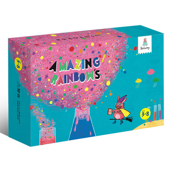 【3-8岁】彩虹实验盒子3-8岁孩子的科学实验启蒙套装，这盒15个项目的彩虹实验，激发孩子无限的好奇心和探索欲